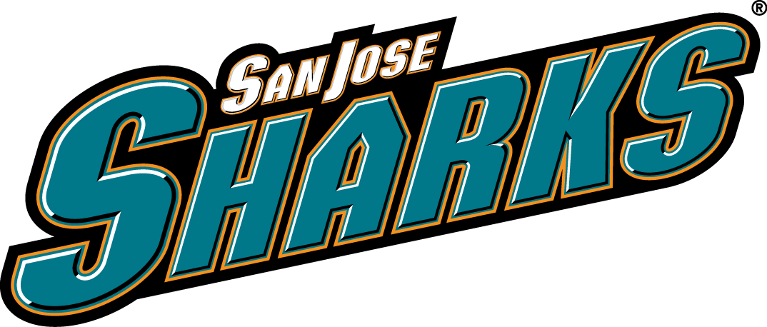 San Jose Sharks 2007-Pres Wordmark Logo fabric transfer version 3